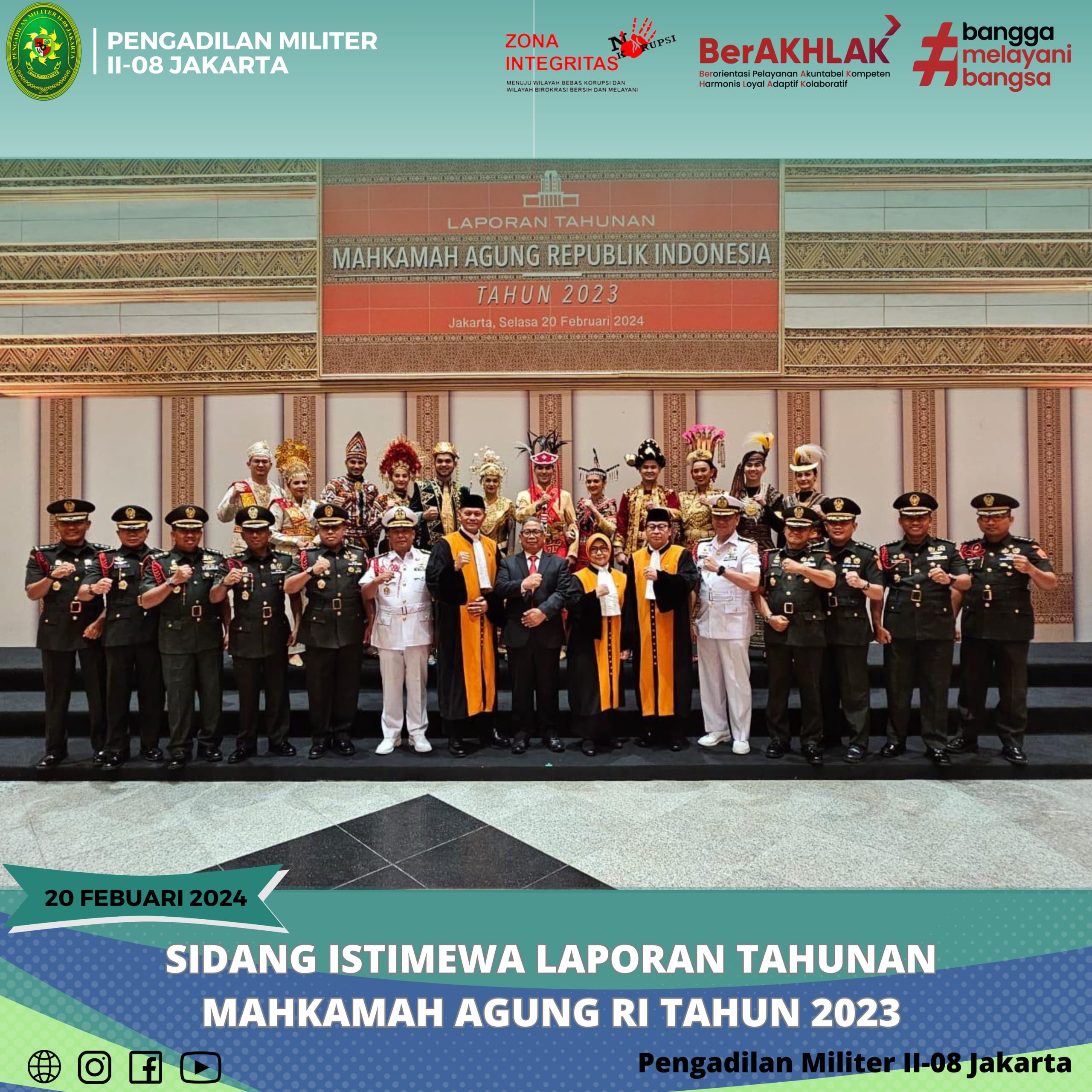 SIDANG ISTIMEWA LAPORAN TAHUNAN MAHKAMAH AGUNG RI TAHUN 2023